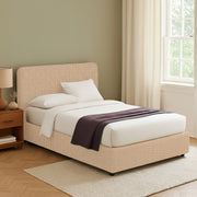 Wigan, Letto Matrimoniale Sfoderabile Made in Italy, Beige