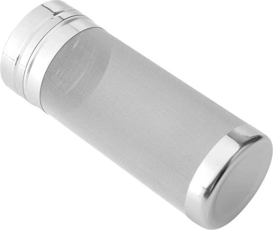 Cilindro a Sfregamento in Acciaio Inox Hopper Secco per Bicchieri di Caffè Artigianale 300 Mini Filtro a Maglia Inox per Bicchieri di Caffè Fatto in Casa 

Specifiche tecniche: 
- Modello: 300 Mini
- Materiale: Acciaio inox