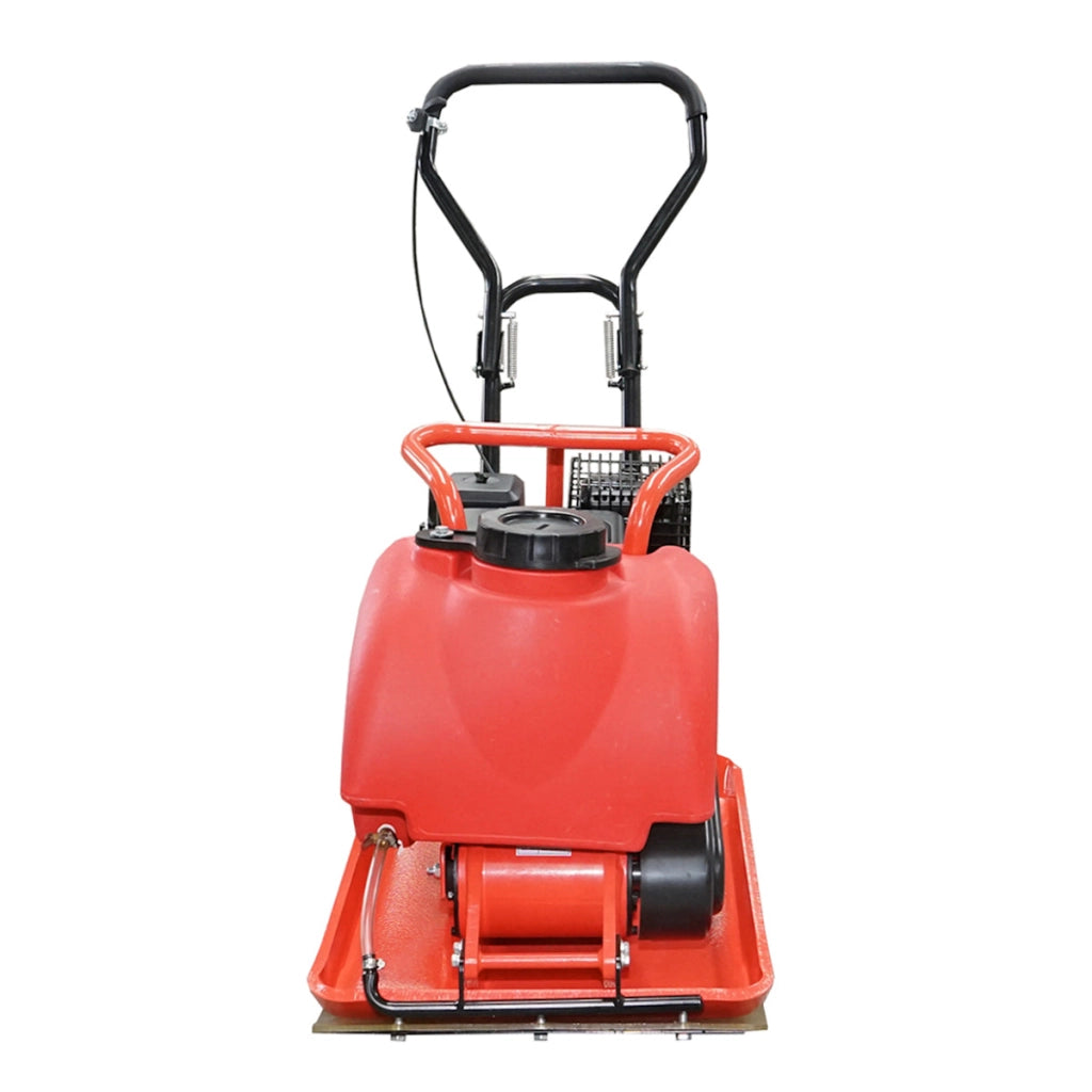 Piastra vibrante C100-A con superficie di lavoro 690x460mm, motore norma euro 5, 196CC/6.5HP, 5400 rpm 106Kg con serbatoio acqua Breckner Germany