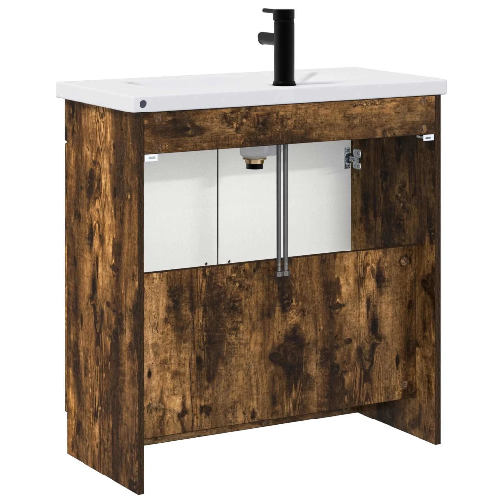 Set di mobili per il bagno Rovere Fumo 56 x 37,5 x 81 cm 3404129