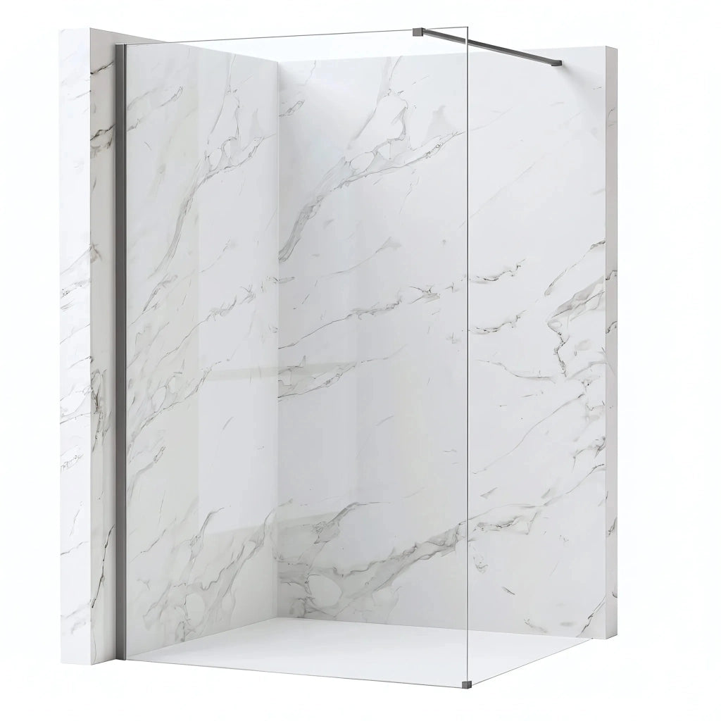 Parete Doccia Rea Flexi Transparent / Titan 70