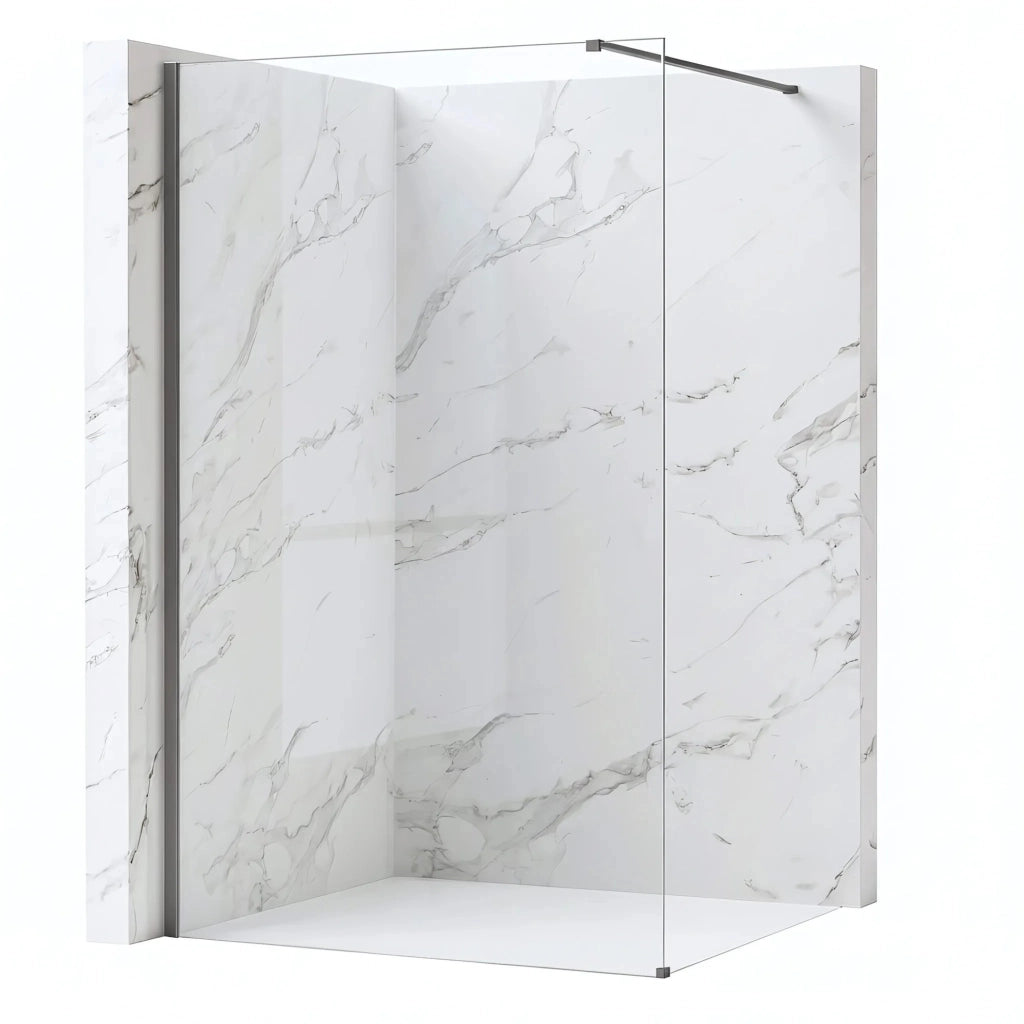 Parete Doccia Rea Flexi Transparent / Titan 70