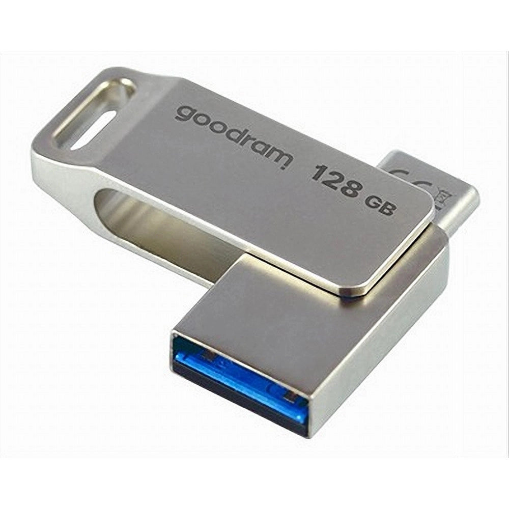 Trade Shop - Pen Drive 128 Gb Usb 3.2 Gen 1 3.0 Type-a + Usb Type C Dual Drive Otg Oda3-128gb -