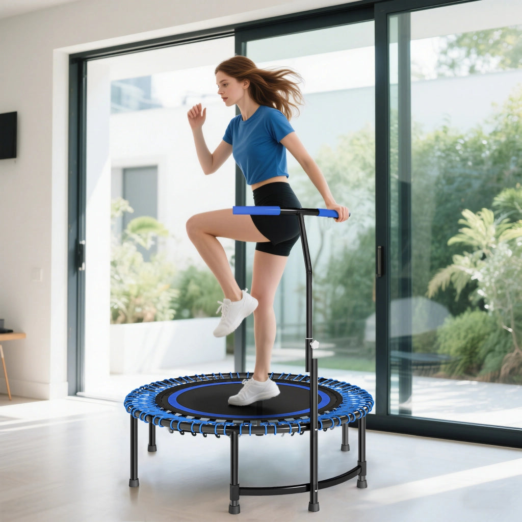 Trampolino Fitness 114 cm ¨C zephmum ¨C Blu