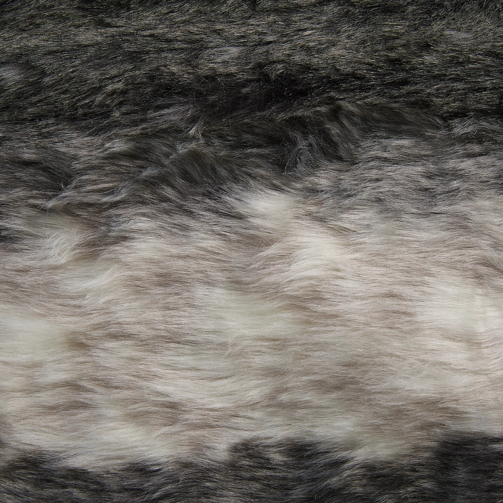 Coperta copriletto Plaid da Soggiorno 180 x 220 cm Marrone e Bianco
