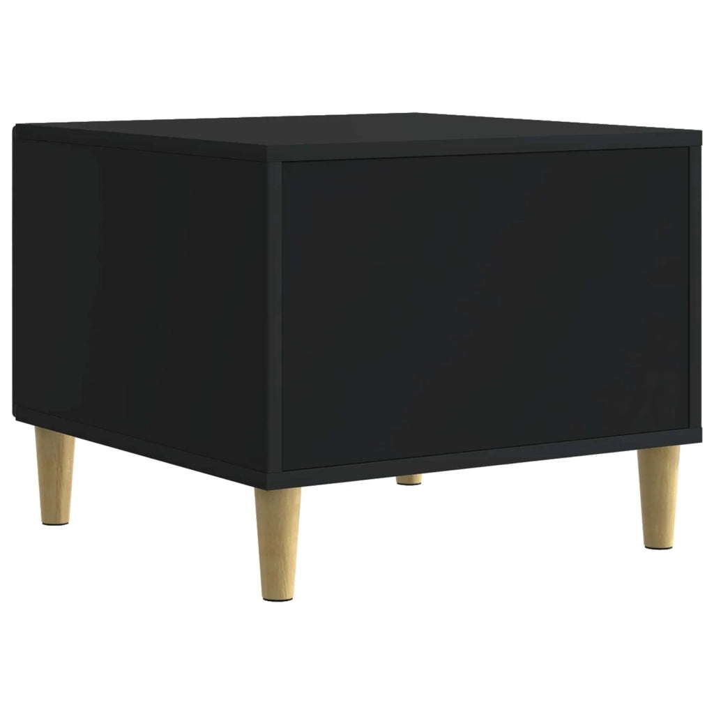 Tavolino da salotto Nero 50 x 49 x 40 cm Legno ingegnerizzato