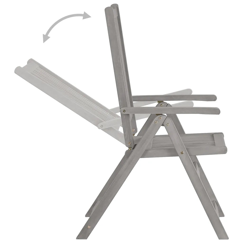 Set da Pranzo per Giardino 7 pz in Legno Massello di Acacia 3079648
