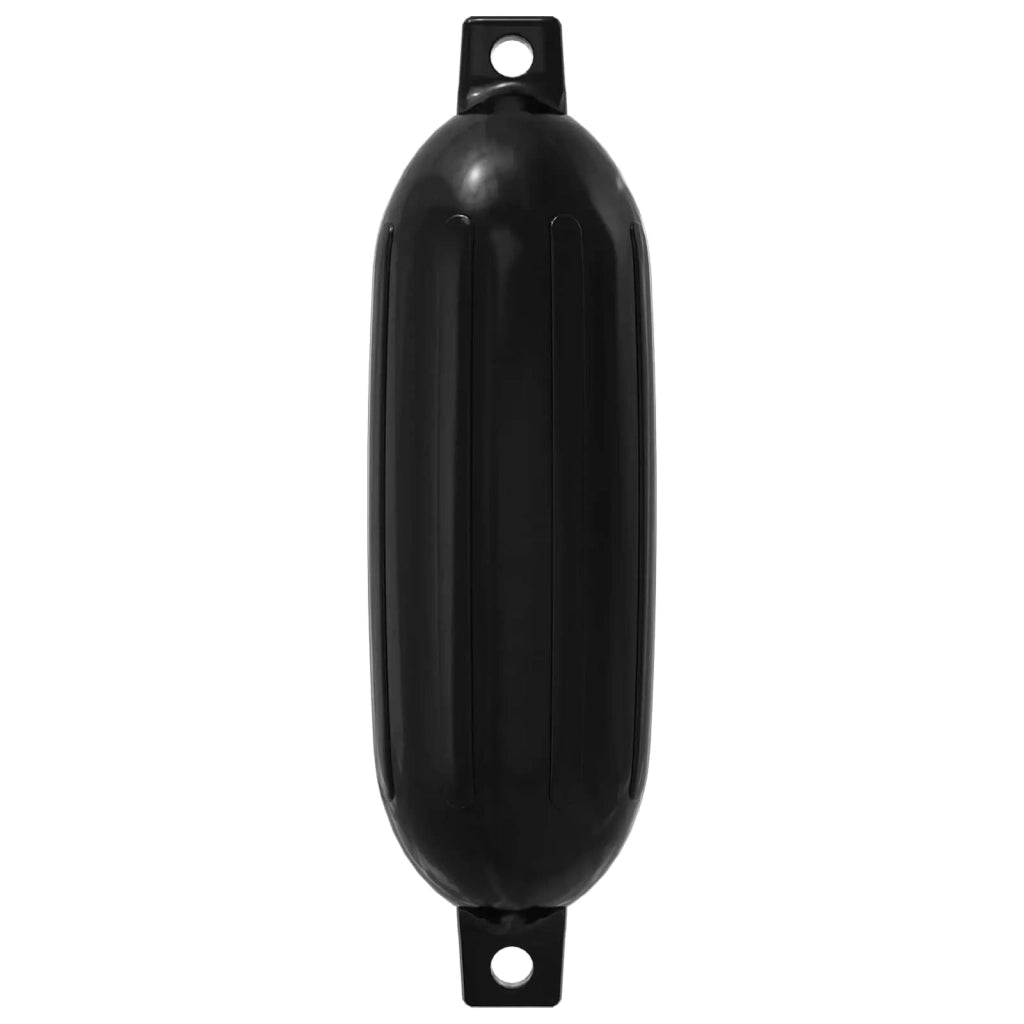 Fendini per barche 2 pz Ø 11 x 40 cm Nero PVC 42028741