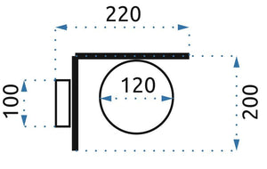 Lampada Da Soffitto / Da Parete Gold APP674-1W