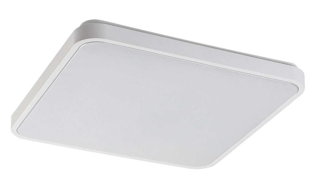 Plafoniera bagno quadrata 42cm bianca IP44 LED 48W Rabalux