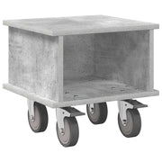 Supporto TV | Armadietto TV | Mobile Porta TV Grigio cemento 37 x 35 x 35 cm Legno multistrato