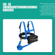 Cinturone da sci per bambini - Rilascio rapido - Cinturone a rullo - Nylon - Resistente alle abrasioni - Adatto per sci e snowboard - Cinture da sci sportive