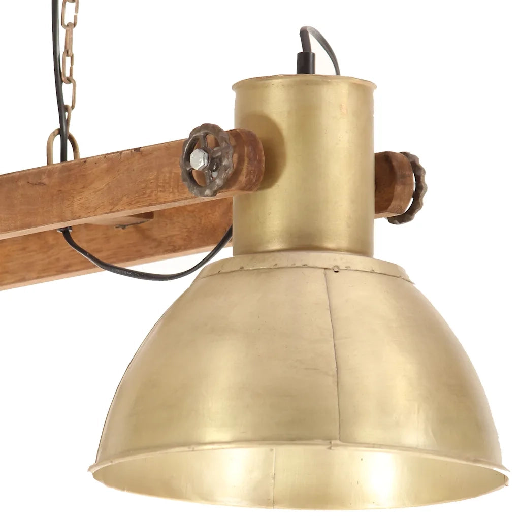 Lampada a Sospensione Industriale 25 W Ottone 109 cm E27 CFW5640815