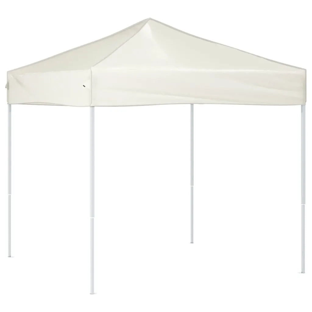 Tenda per Feste Pieghevole-Tenda Gazebo Crema 2x2 m