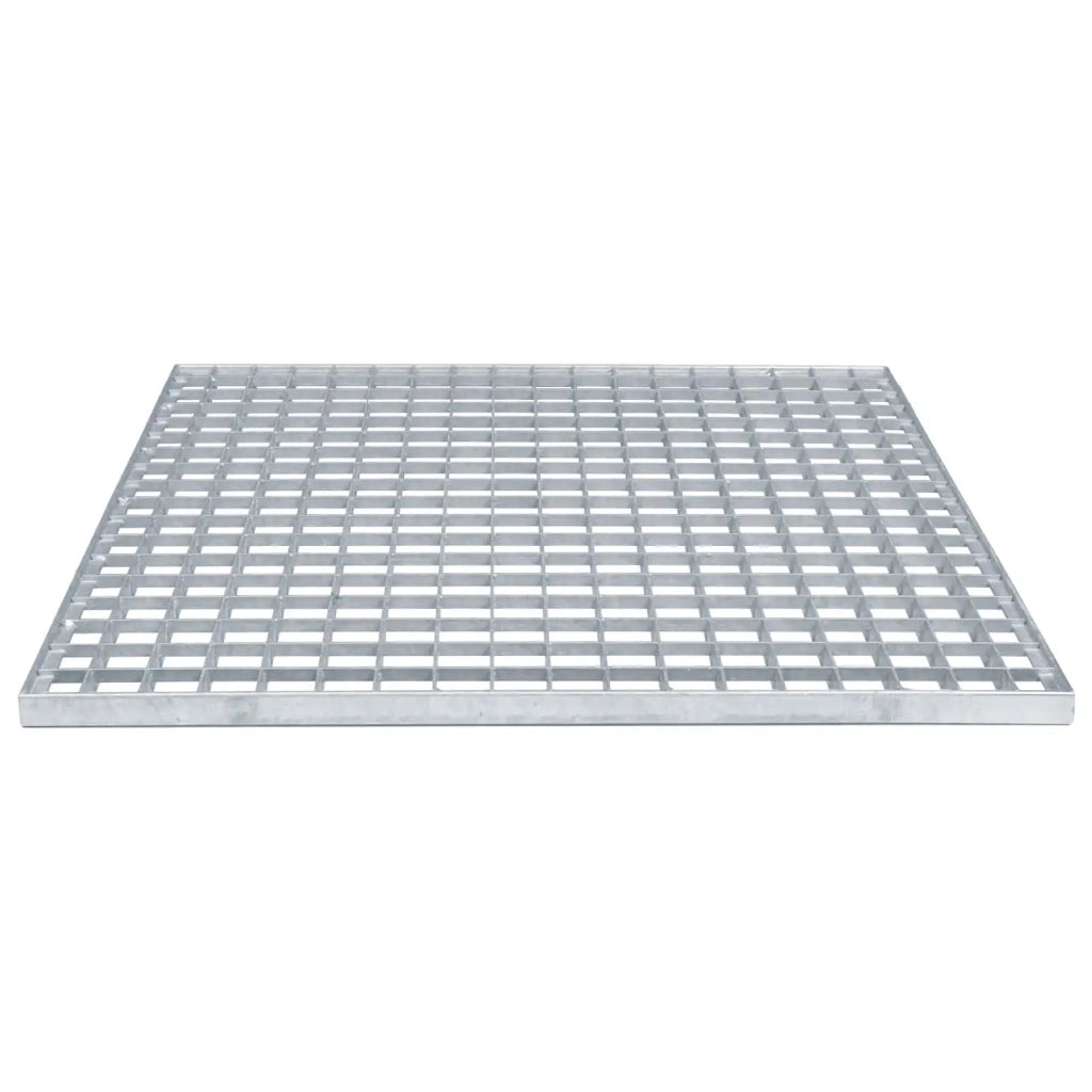 Grata Argento 60 x 60 x 2 cm Acciaio Zincato a Caldo 42018658