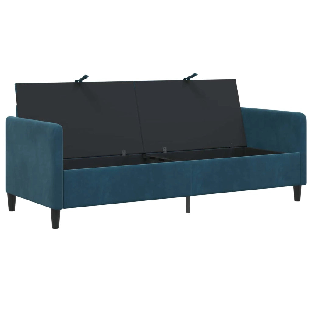 Divano con Storage Blu 192 x 78 x 87 cm Poliestere 42036998