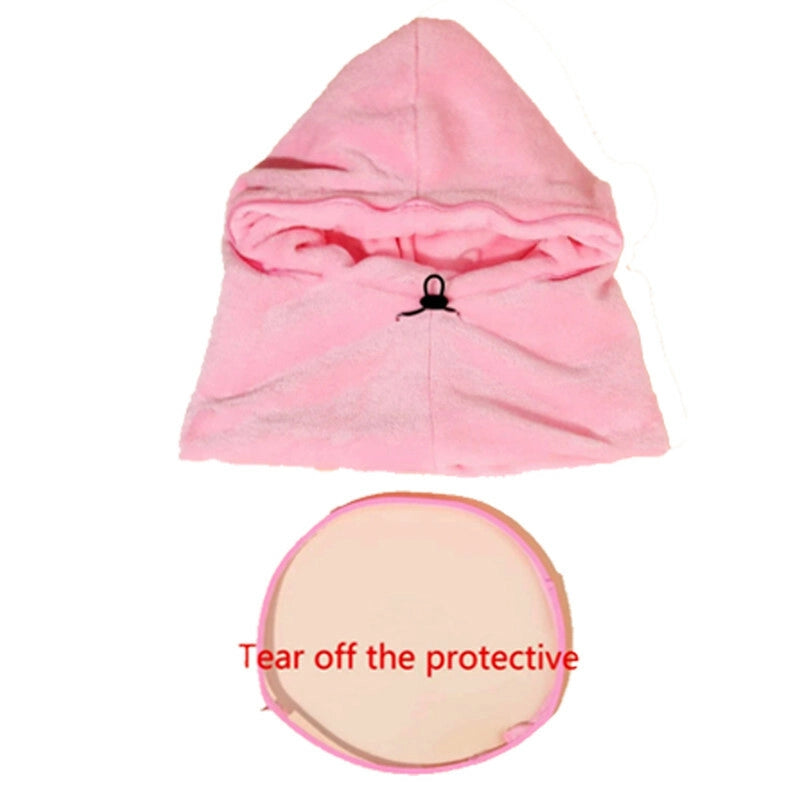 PASSAMONTAGNA CON VISIERA MASCHERA MOTO SCALDA COLLO TESTA COPRICAPO MASCHERINA