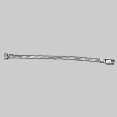 FLESSIBILE INOX M 3/8 PROLUNGATO F 1/2  cm 60     MADE IN ITALY