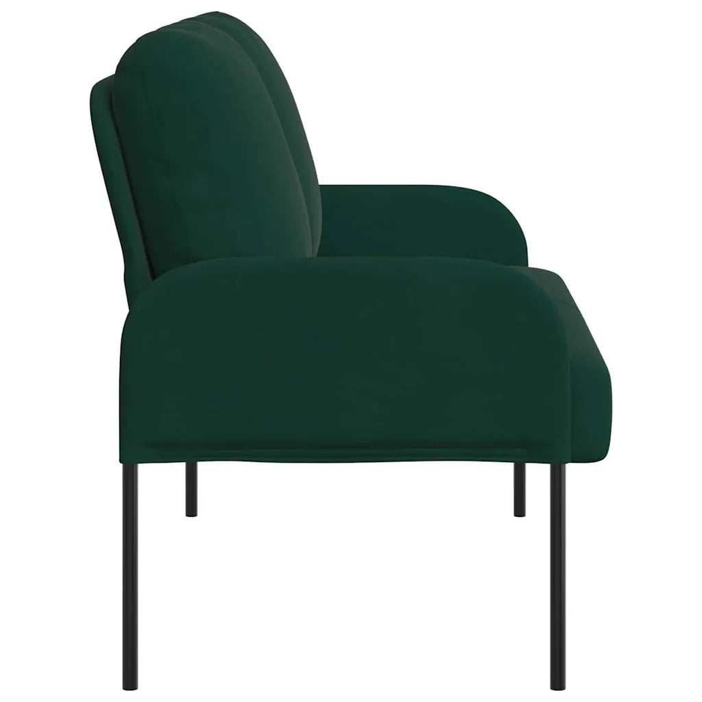 Divani con cuscino 110cm Verde Scuro Legno compensato