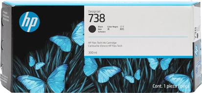 HP Cartuccia di inchiostro DesignJet 738 da 300 ml nero