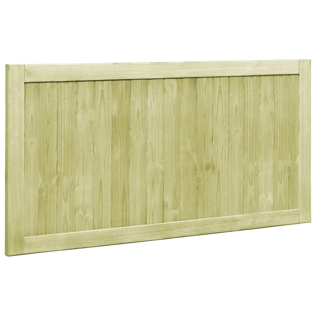 Cancelli da Giardino 2 pz in Pino Impregnato 300x75 cm cod mxl 40249