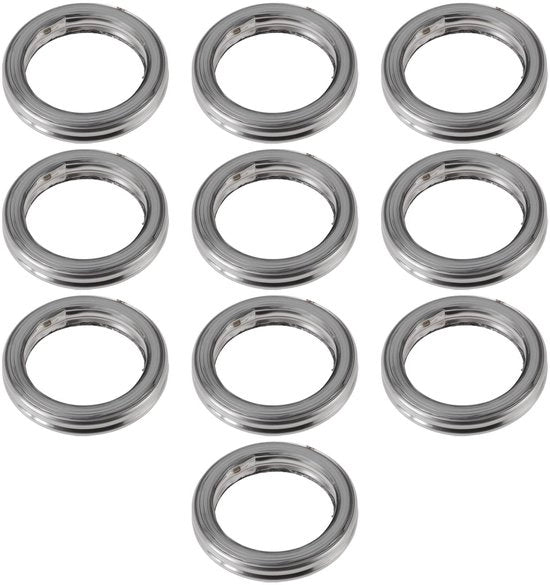 Pacco di scarico 10 pezzi - Adatto per 50cc GY6 4T 139QMB/139QMA - Materiale duraturo - Installazione semplice - Buona tenuta ermetica