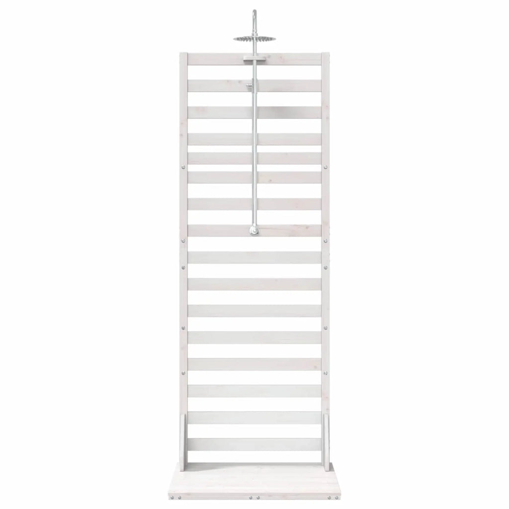 Doccia da esterno 225 cm Legno massello di pino e acciaio inox 886349