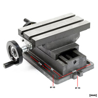 Tavola a croce a 2 assi 220x100mm Tavola da fresatura Tavola da foratura