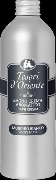 TESORI D'ORIENTE BAGNODOCCIA IN CREMA AL MUSCHIO BIANCO FORMATO DA 500 ML