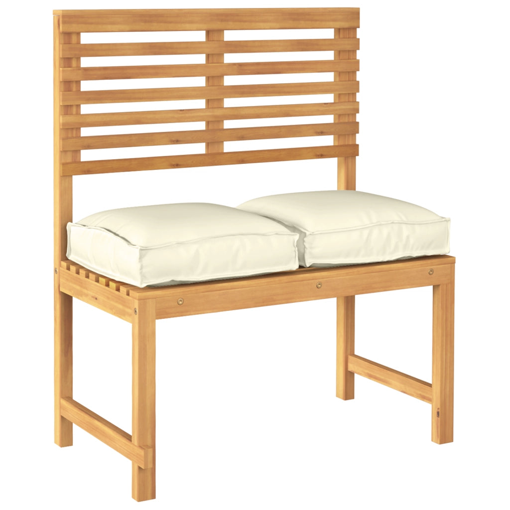 Cuscini per pallet per seduta 2 pz Panna 40x40x8 cm Tessuto Oxford