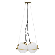 Lampada a Sospensione VKH79, Bianco, Metallo, 45x45x20 cm