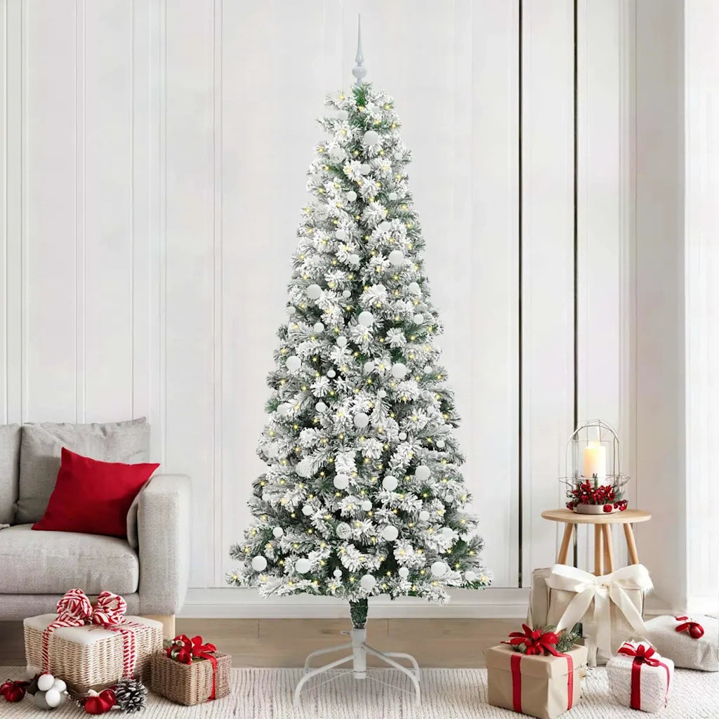 Albero di Natale Artificiale con Rami Pieghevoli 240 cm 3395616