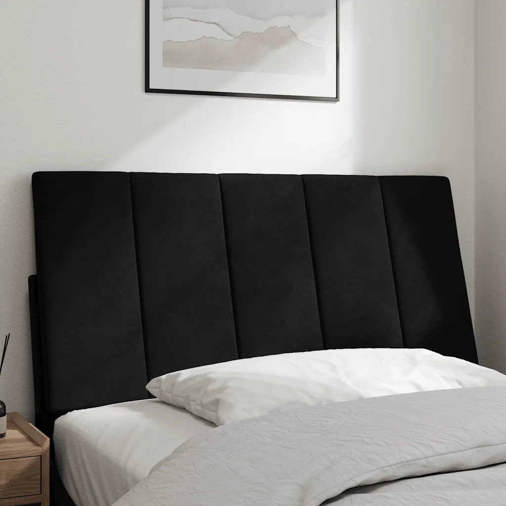 Cuscino Testiera Hanko Nero 100 cm in Velluto CFW1953700