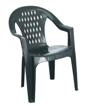 IGAP Poltrona Tressi in Polipropilene 58x60x82 cm Impilabile Antracite.