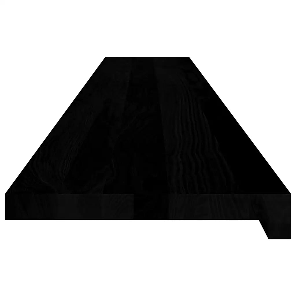 vidaXL Davanzali 2 pz Marrone Scuro 160x30x2 cm Legno Massello Rovere