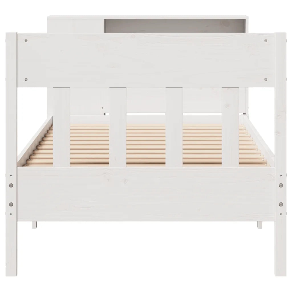 Letto con Libreria senza Materasso 75x190 cm in Legno Pino 3323207