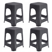 Sgabello da cucina KADAX con base antiscivolo, portata massima 120 kg.