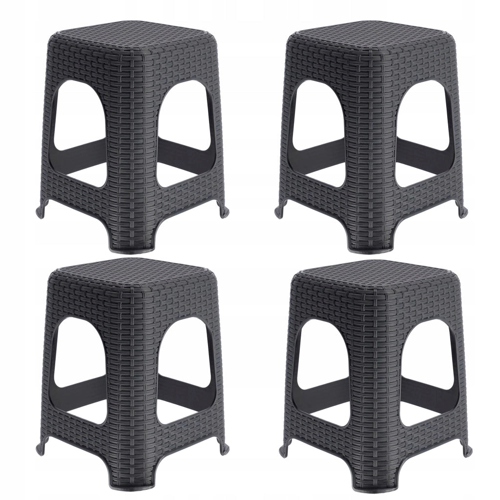 Sgabello da cucina KADAX con base antiscivolo, portata massima 120 kg.