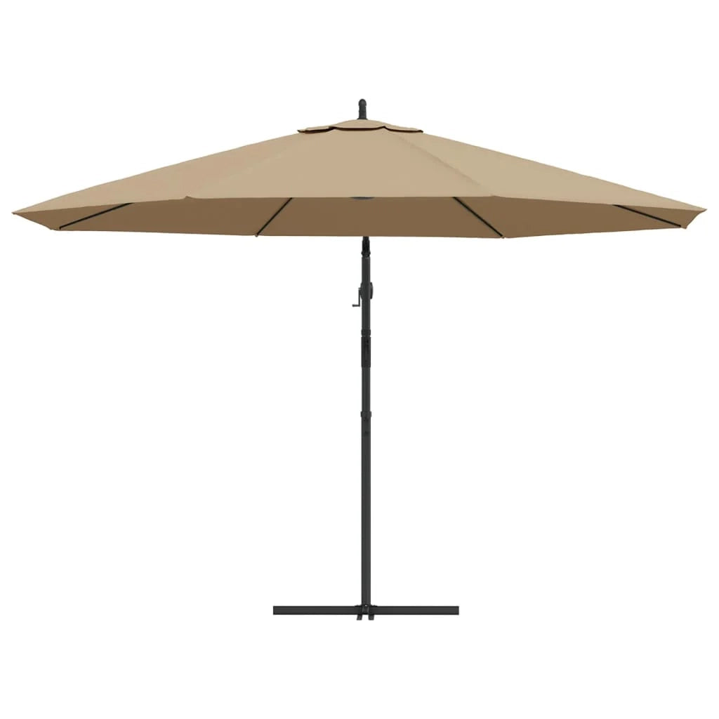 Ombrellone mobile da giardino a sbalzo con palo in alluminio 350 cm tortora 02_0008635