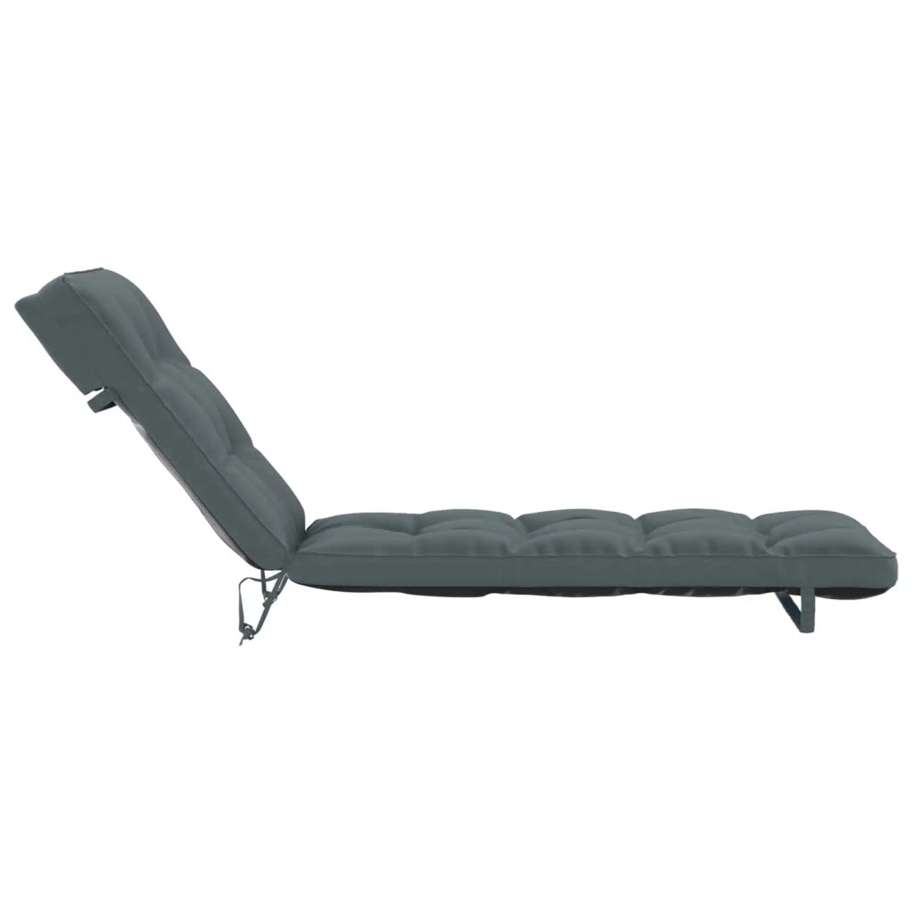 Cuscino per Lettino VIANEN 100% Poliestere Blu 200 x 60 x 8 cm 953847