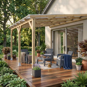 Tetto Couv'TerrasseÂ® in Legno 3x6,8m - senza tetto