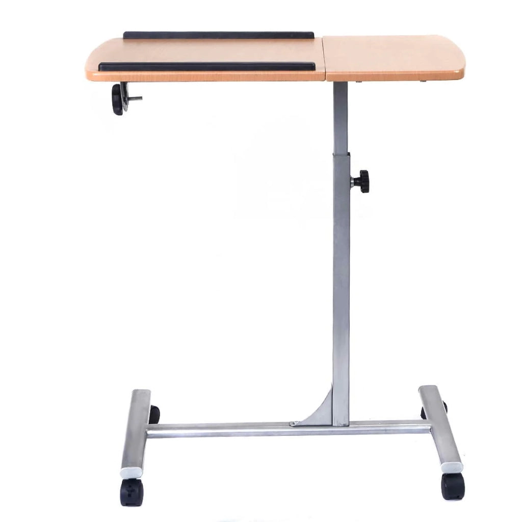 Tavolino pieghevole multiuso con regolazione dell'altezza 64 x 45 x 71-93 cm MDF noce 20_0020848