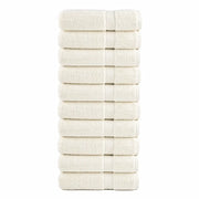 Asciugamani Premium SOLUND 10 pz Crema 50x100 cm 600 g/mÂ²