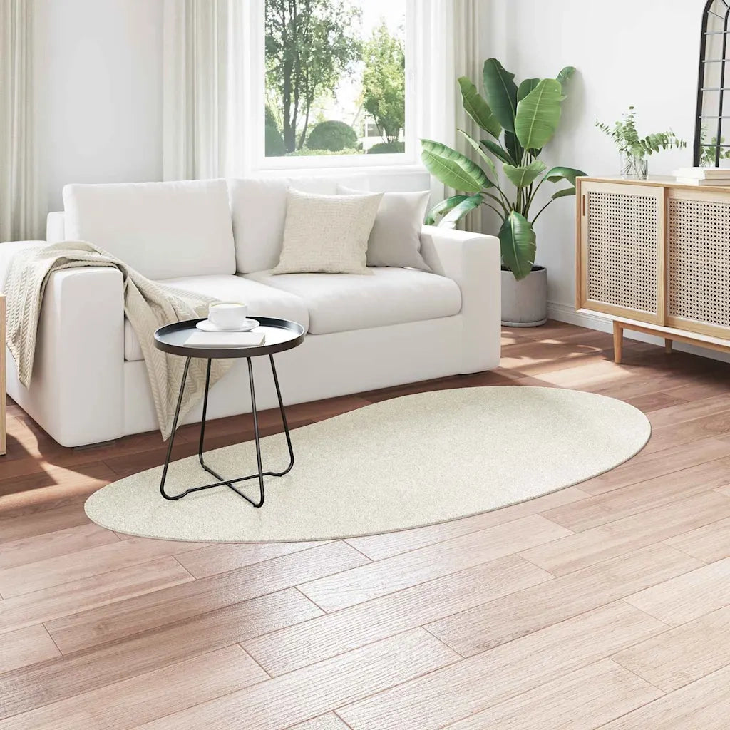 Tappeti per area HUARTE Crema 100 x 200 cm Poliestere 4103720