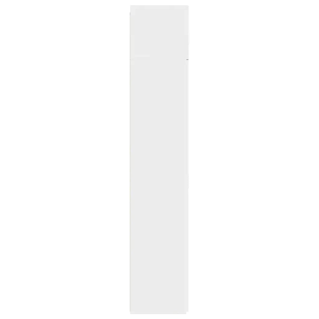 Mobile Portaoggetti Bianco 80x42,5x225 cm in Truciolato