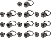 Accessori per borse in pelle - Studs - 9mm Base 13mm Anello - Adatto per borse - Accessorio per articoli in pelle.