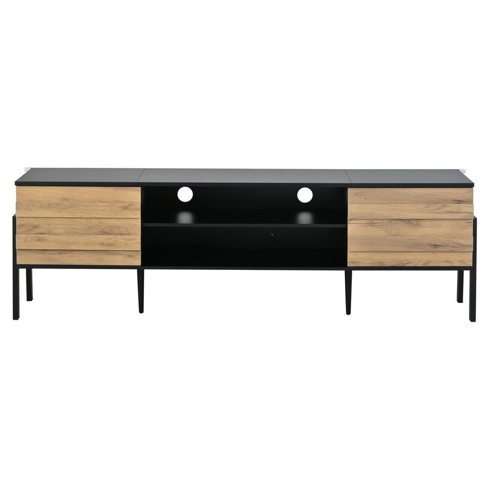 Mobile TV Lowboard ¨C Xylo ¨C Legno, 2 Ante, Vano Aperto, 175x39.5x53 cm