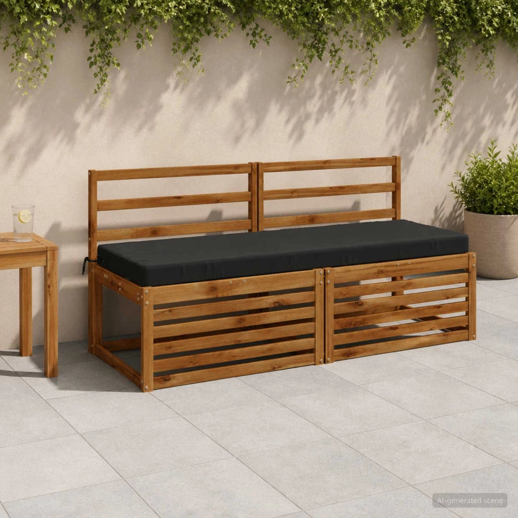 Cuscino per panchina SOEST 100% Poliestere Antracite 950322