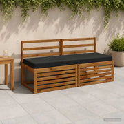 Cuscino per panchina SOEST 100% Poliestere Antracite 950322