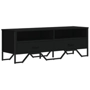 Mobile TV multimediale mensola TV credenza mobile TV sala da pranzo soggiorno camera da letto 122 x 34 x 41 cm legno ingegnerizzato nero 02_0025881